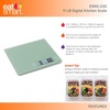 image:imageEat Smart Eat Smart 11lb Food Kitchen Glass Scale Green