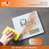 image:imageEat Smart Eat Smart 11lb Food Kitchen Glass Scale with Inspirational Message