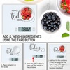 image:imageEat Smart Eat Smart 11lb Food Kitchen Glass Scale with Inspirational Message