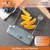 image:imageEat Smart Eat Smart 33lb Glass Platform Food Kitchen Scale with Tare Grey