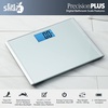 image:imageEat Smart Precision Plus Digital Bathroom Scale 440lb Capacity Wide Platform Body Analyzer with StepOn Technology Stable Home Fitness Device for Weight Management Grey1 Count Pack of 1