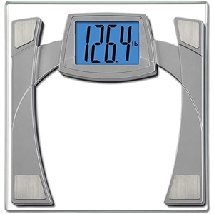 image:imageEat Smart Precision MaxView Digital Bathroom Scale w 45 Backlit LCD Display Silver