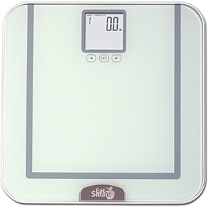 image:imageEat Smart Silver Precision Tracker Digital Bathroom Scale w 400 lb Capacity AccuTrack Software