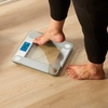 image:imageEat Smart Digital Bathroom Scale with Extra Large Easy to Read Lighted Display Weight Tracking Includes Body Tape Grey and Clear1 Count Pack of 1