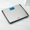 image:imageEat Smart Precision 550 Pound ExtraHigh Capacity Digital Bathroom Scale ExtraWide Platform Stainless Steel Body Weight Scale with StepOn Tech Silver1 Count Pack of 1
